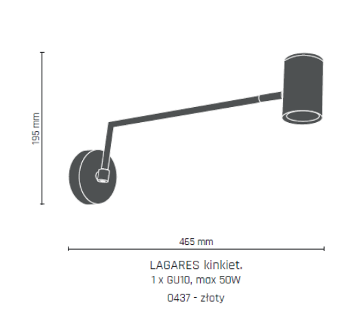 Kinkiet Amplex Lagares 8345