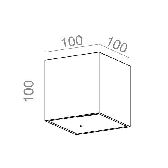 Kinkiet Aqform Maxi Cube 22411-0000-U8-PH-12 Czarny