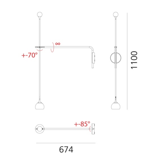 Kinkiet Artemide Ixa 1114010A