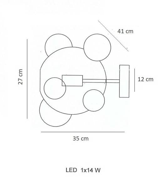 Kinkiet Berella Light Ballone Wall BL3410 Wysyłka 24H