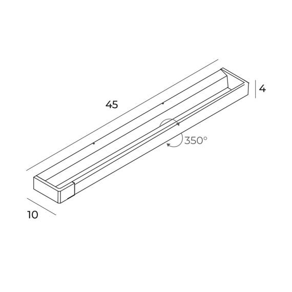 Kinkiet Biały Maxlight Flink W0306