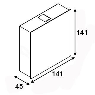 Kinkiet Elkim MOLLIS LED 160 B-C