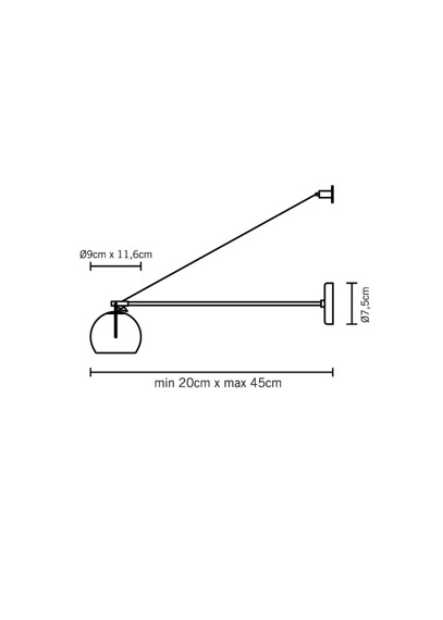 Kinkiet Fabbian BELUGA STEEL D57 D05 15