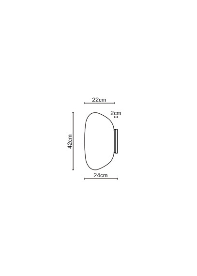 Kinkiet Fabbian LUMI Poga F07 G45 01 LED