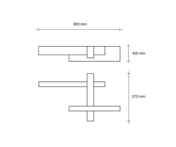 Kinkiet LED Sforzin Magnesia 60 cm