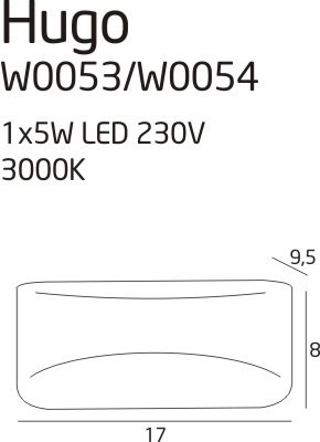 Kinkiet MaxLight HUGO W0053