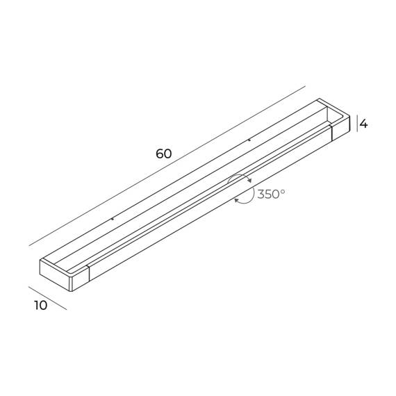 Kinkiet Maxlight Flink Czarny W0309