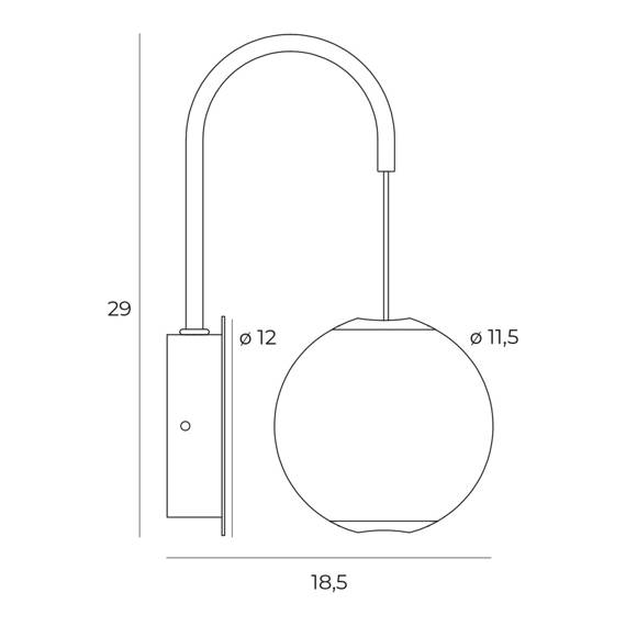 Kinkiet Maxlight NOBILE W0314