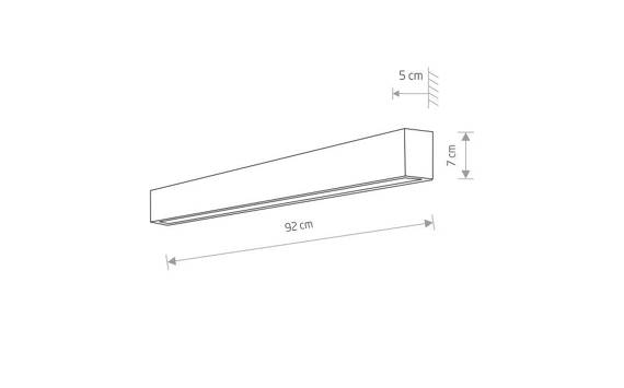 Kinkiet Nowodvorski STRAIGHT LED M 7594