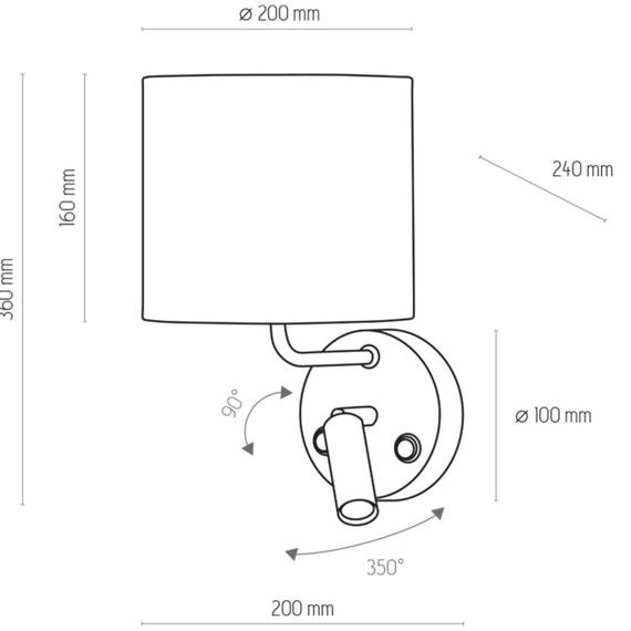 Kinkiet TK Lighting 4234 Richi