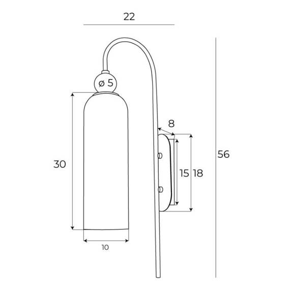 Kinkiet W0333 MaxLight Campanila