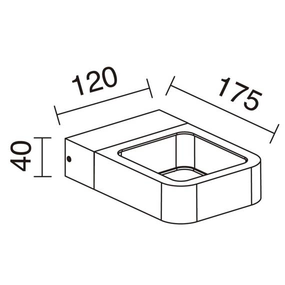 Kinkiet zewnętrzny Novolux 444A-L0107A-04 Arsen