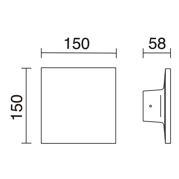 Kinkiet zewnętrzny Novolux Frost 953A-L3108A-04