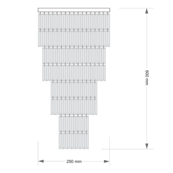 Kutek Ellini Oprawa sufitowa ELL-PLM-6(Z)250/II