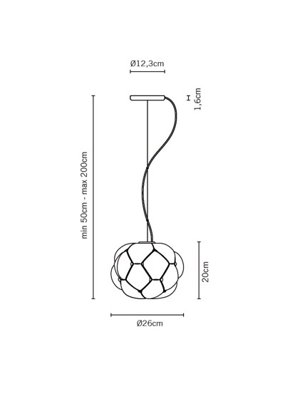 Lampa Fabbian Cloudy F21 A0171