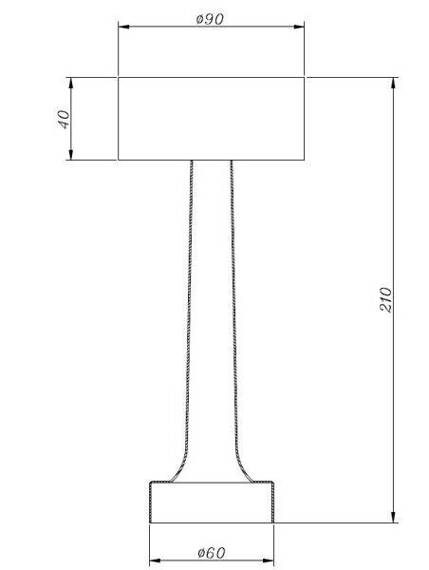 Lampa Nocna dotykowa Step Into Design Tavolo ST-8127T/A SILVER