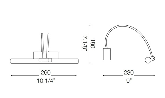 Lampa Obrazowa BOW AP36 121154 mosiądz Ideal Lux