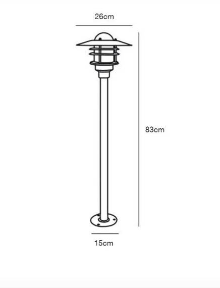 Lampa Ogrodowa Stojąca Nordlux Agger 74528031