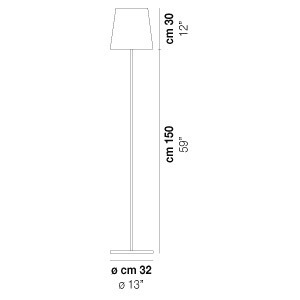 Lampa Podłogowa VISTOSI NAXOS PT 50