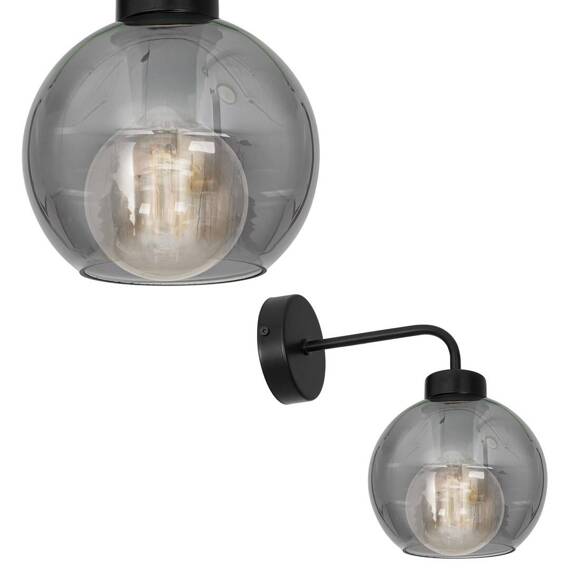 Lampa Ścienna Milagro Sofia MLP65751 Smoked