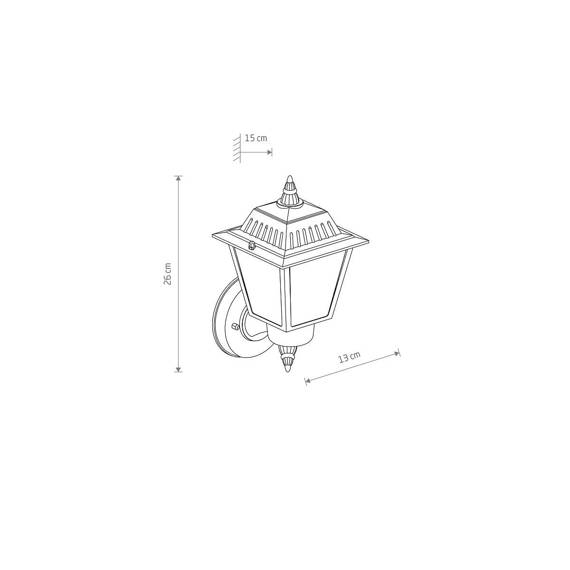 Lampa Ścienna Zewnętrzna Nowodvorski Ana 10499