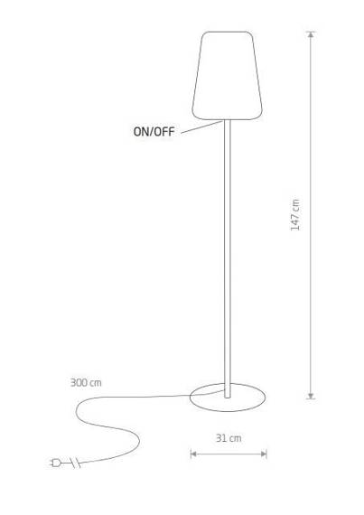 Lampa Stojąca Nowodvorski Patio 10105