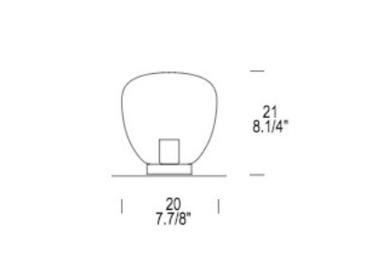 Lampa Stołowa Leucos OMEGA T 20 IP40