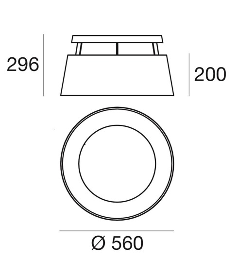 Lampa Sufitowa MA&DE Oxygen 8082