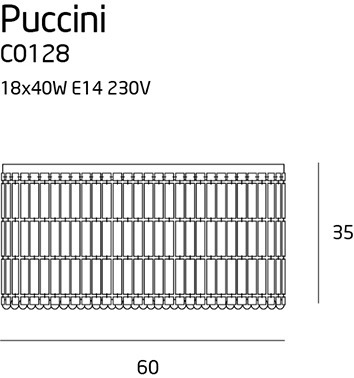 Lampa Sufitowa Maxlight Puccini C0128