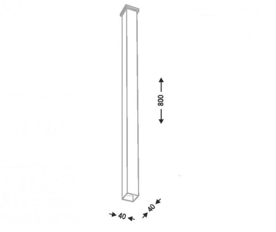 Lampa Sufitowa Shilo DOHA 1704 Czarna