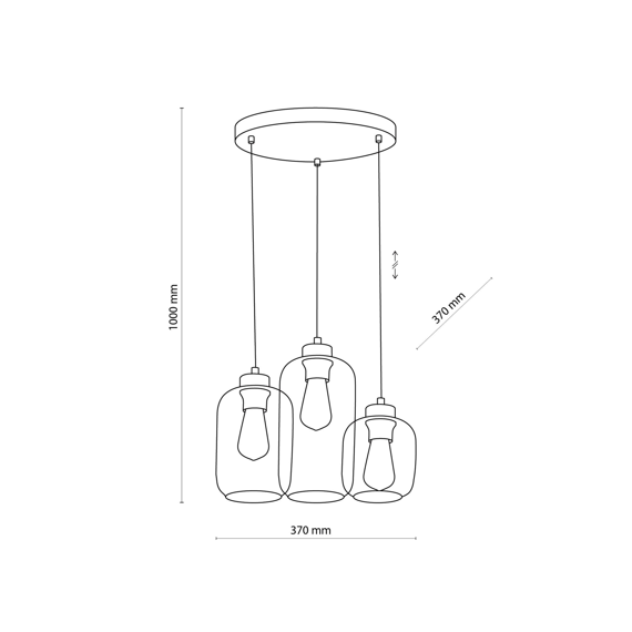 Lampa Wisząca 3175 TK Lighting Marco  