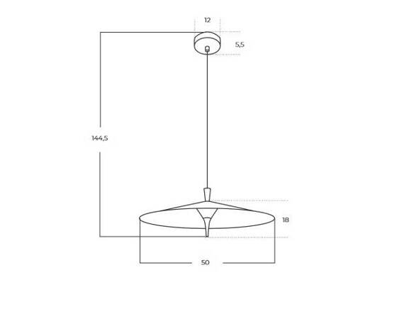 Lampa Wisząca Azzardo Stig BK AZ5905