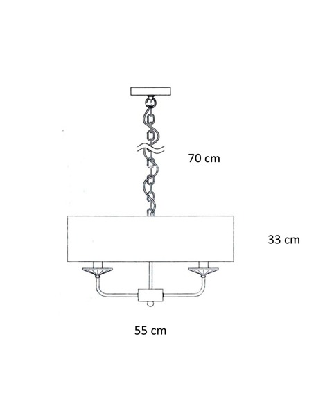 Lampa Wisząca Berella Light Oria 6 BL0082