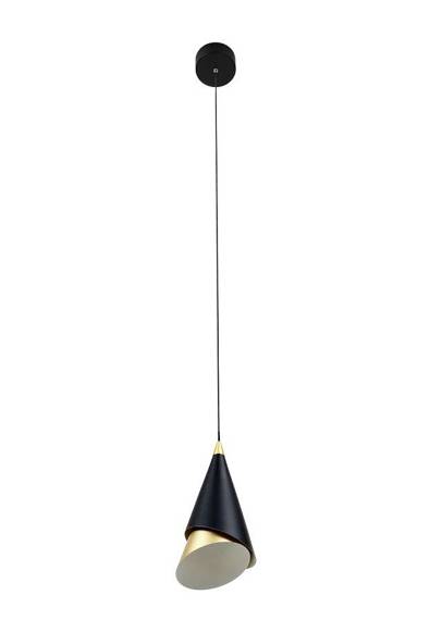 Lampa Wisząca Dann Lux Ralto 1 DLD5325 czarno-złota