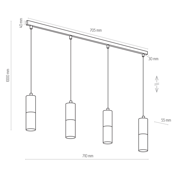 Lampa Wisząca Elit 4367 TK Lighting 