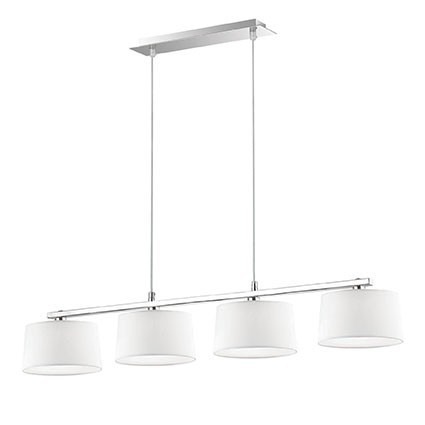 Lampa Wisząca IDEAL LUX HILTON SP4 Linear Bianco