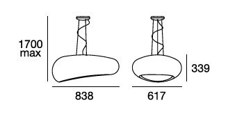 Lampa Wisząca MA&DE DUNIA 7470