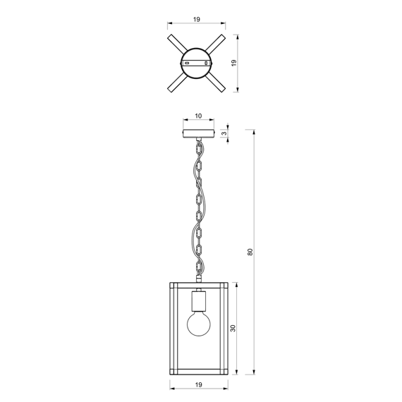 Lampa Wisząca Milagro Arnold MLP8562