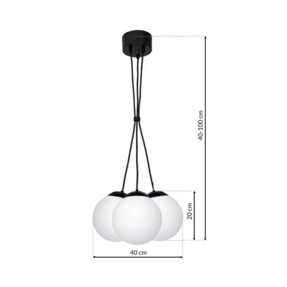 Lampa Wisząca Milagro Lima 3 MLP6523