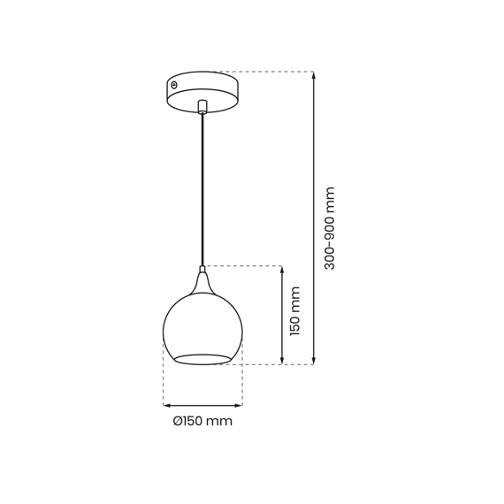 Lampa Wisząca Milagro Monte Chrom MLP8321