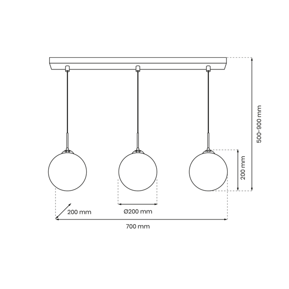 Lampa Wisząca Milagro Reflex Czarna MLP8415