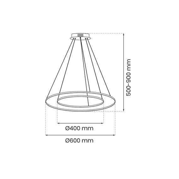 Lampa Wisząca Milagro Rotonda ML7944