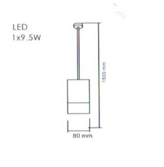 Lampa Wisząca Orlicki Design Melo s bianco