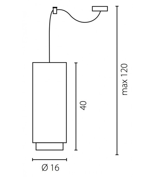 Lampa Wisząca Ramko Net 16 cm