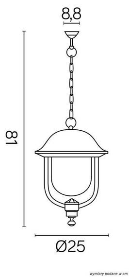 Lampa Wisząca SU-MA Prince K 1018/1/O