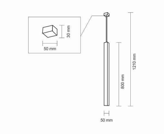 Lampa Wisząca Shilo DOHA 5701 Czarny