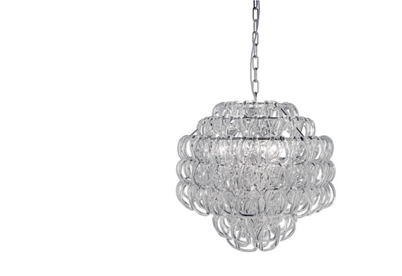 Lampa Wisząca VISTOSI MINIGIOGALI SP 50 transparentna 50 x 35 cm