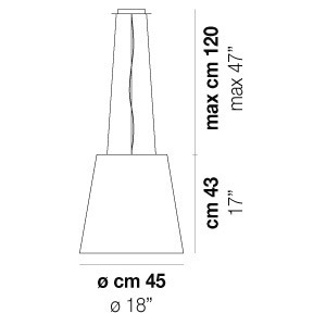 Lampa Wisząca VISTOSI NAXOS SP 76