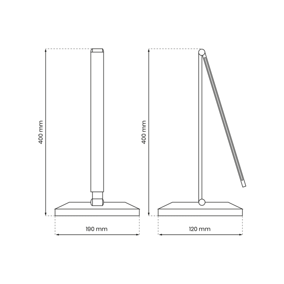 Lampa biurkowa Milagro Vario Biała ML8867