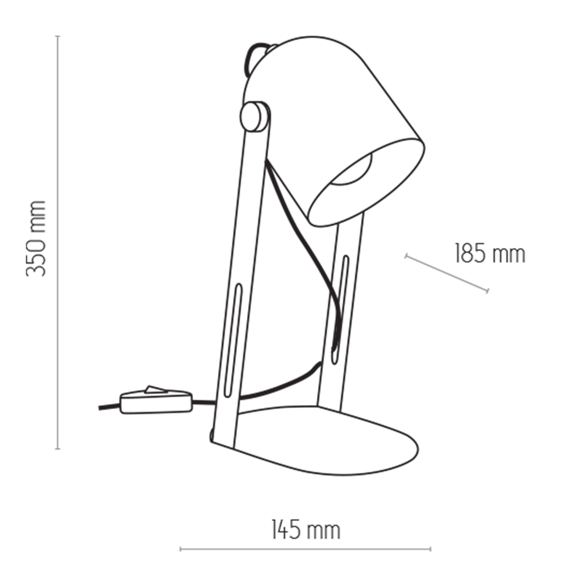 Lampa biurkowa TK Lighting 5190 Davis